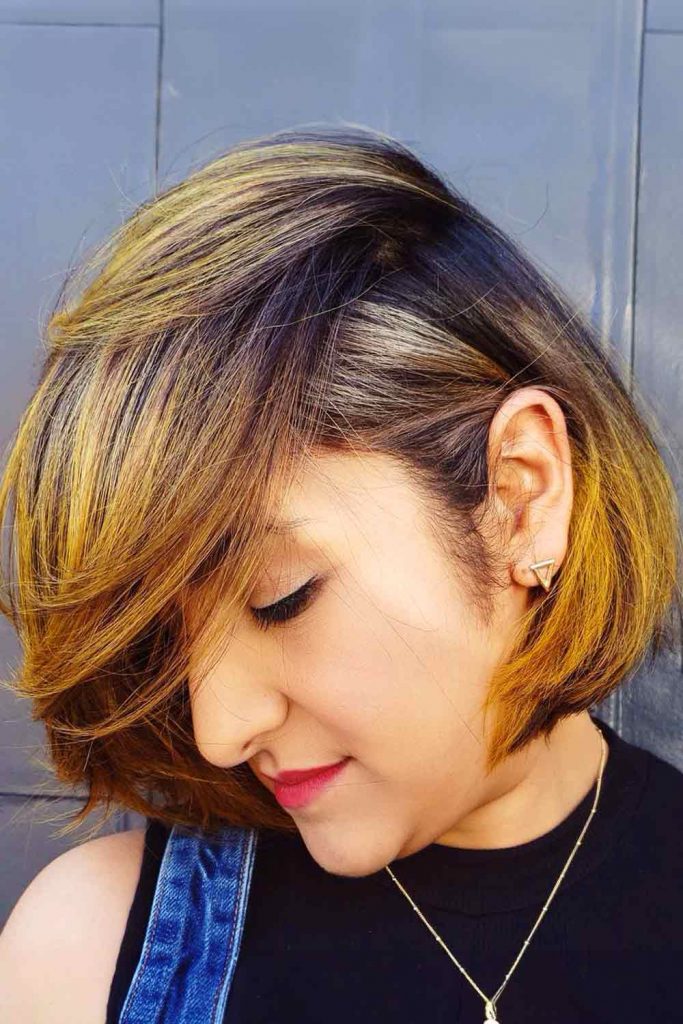 Whimsically Styled Blunt Bob
