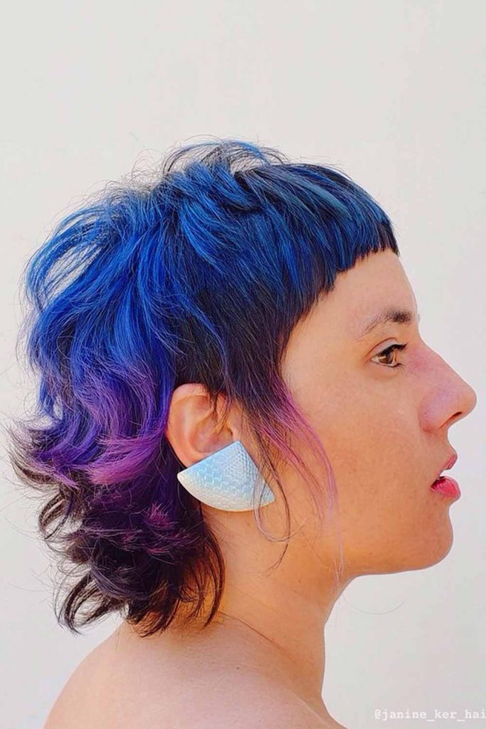 Shaggy Layered Mullet