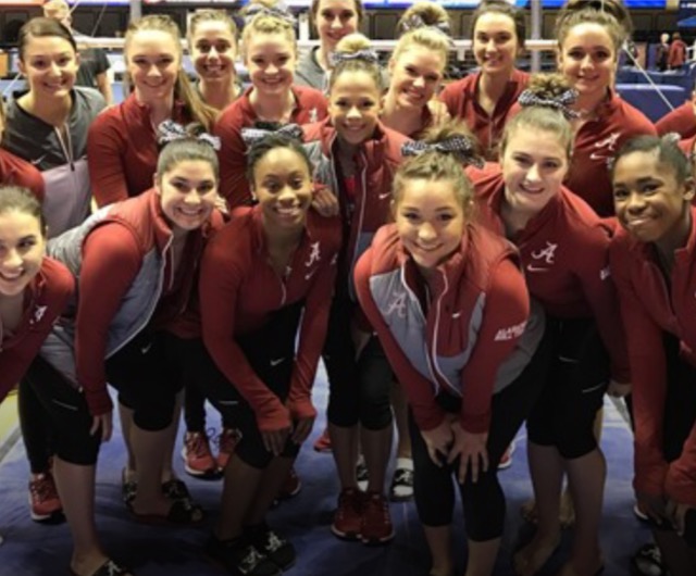 Tide Gymnasts in 23rd Super Six