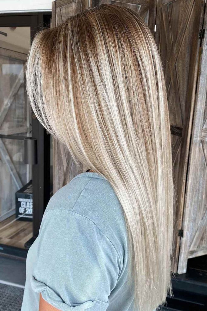 Straight Hair Balayage