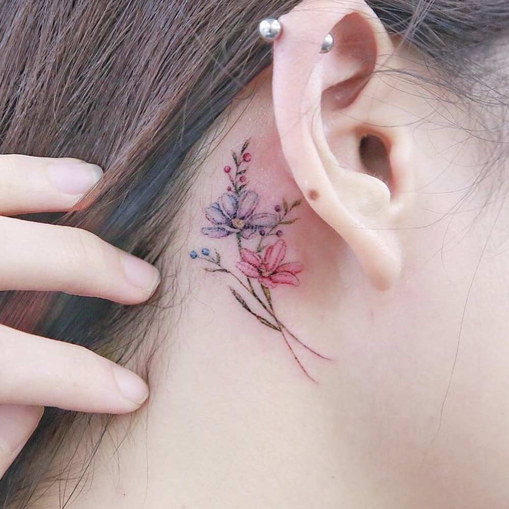 Tips On How to Care For Tattoos Behind The Ear