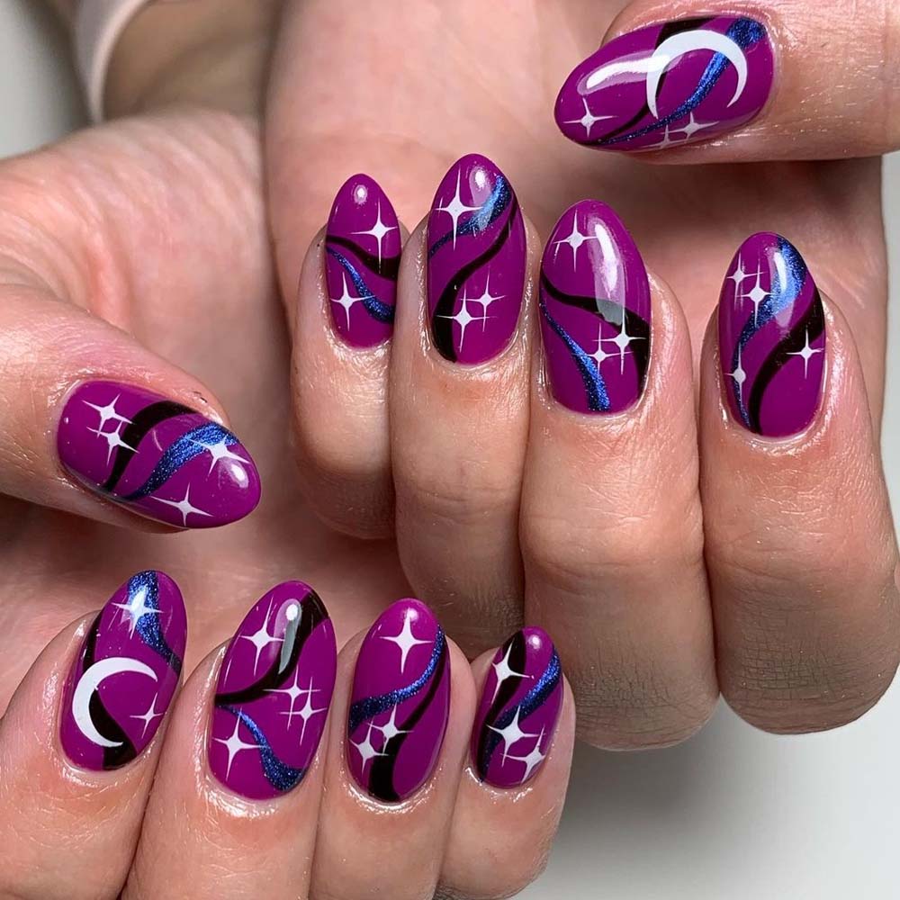 Winter Witch Nails
