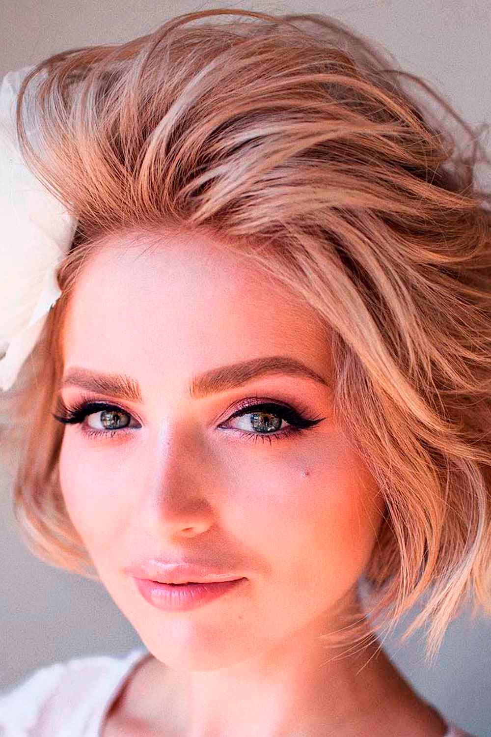 Soft Makeup With Winged Eyeliner