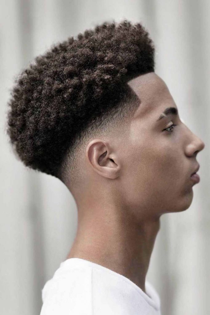 Afro Taper Fade #blackboyshaircuts #blackboyshairstyle #blackboyshair #blackboys