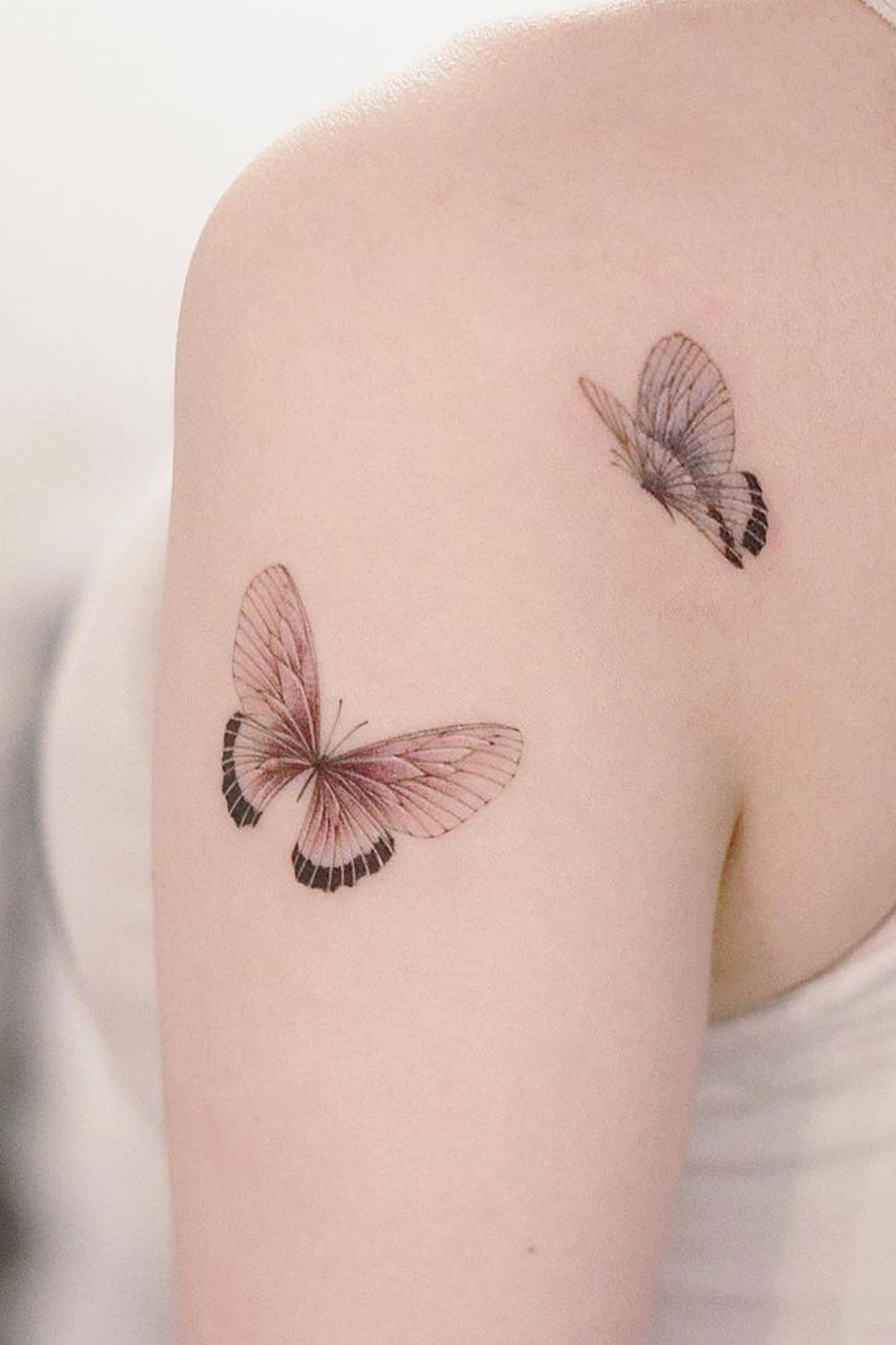 Double Butterflies for Shoulder