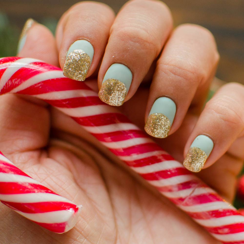 Sparkly Glitter Nail Art Design
