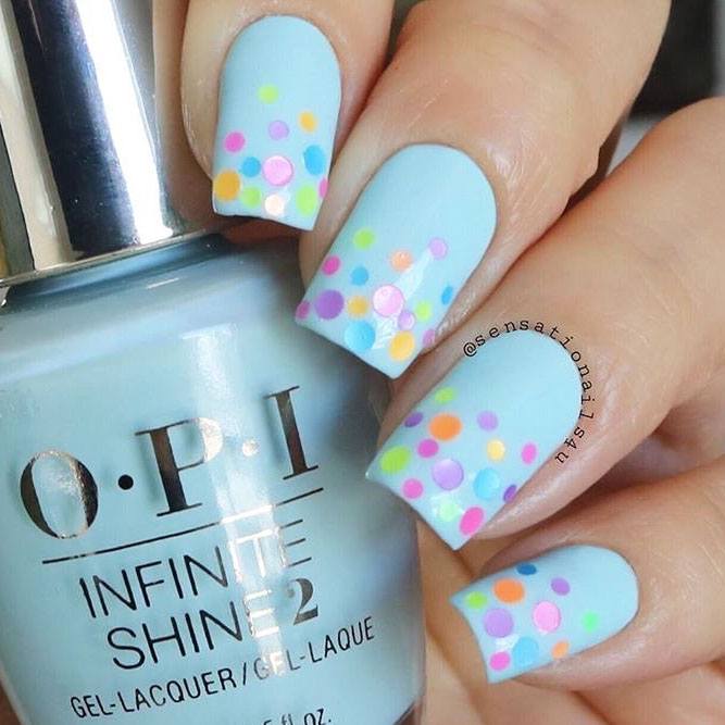 Cheerful Polka Dots Nails