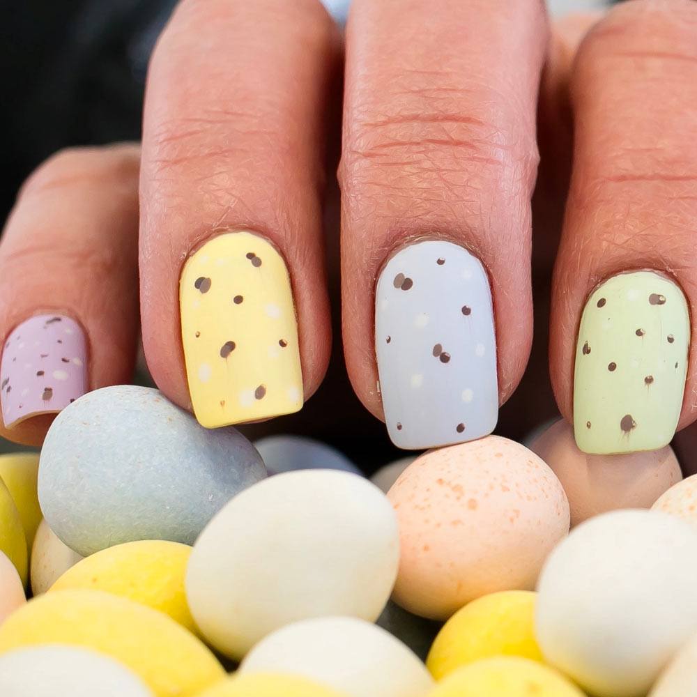 Pastel Easter Egg Nails