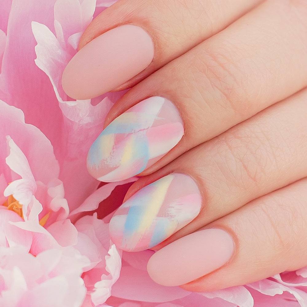 Pastel Matte Nails