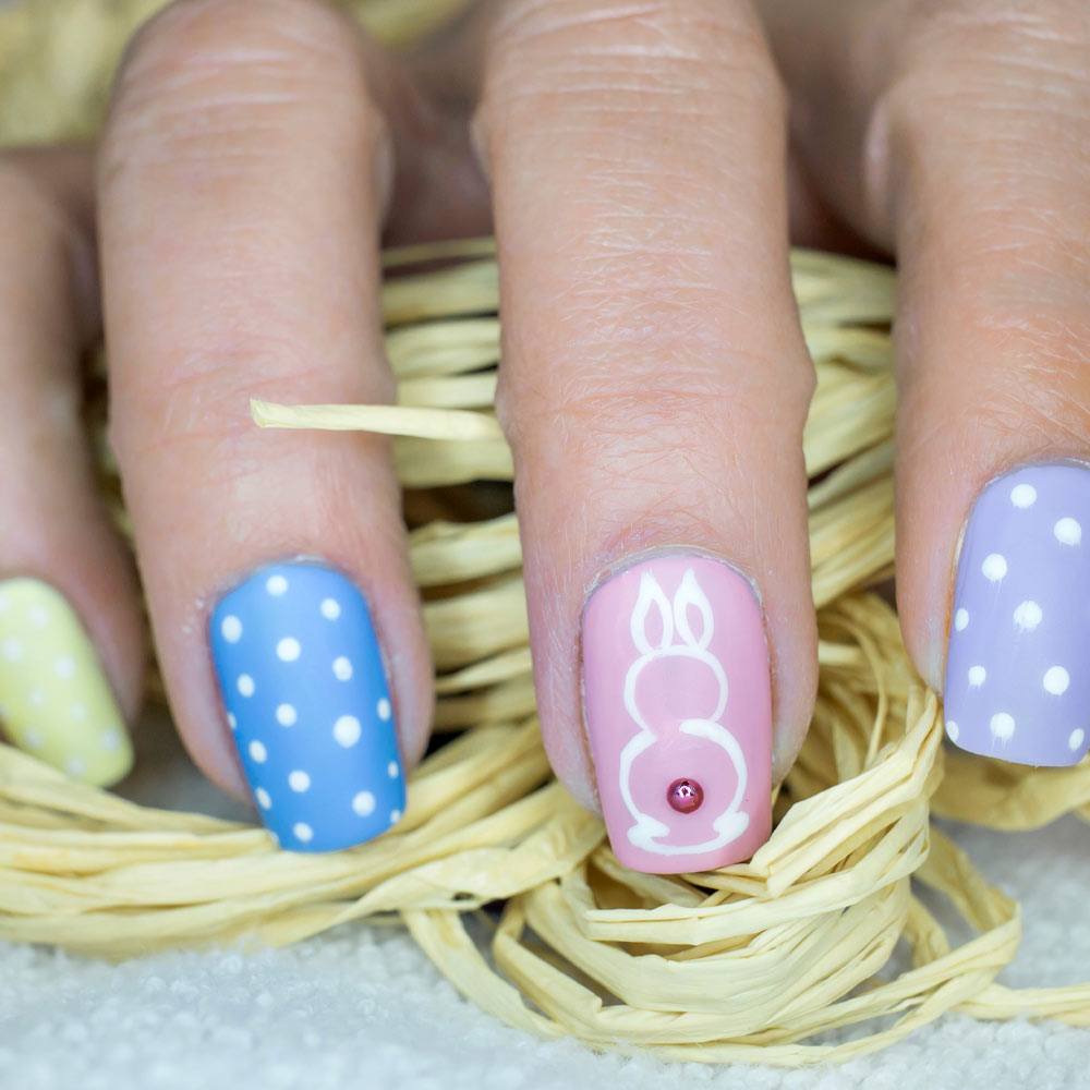 Rabbit Easter Nail Art ideas