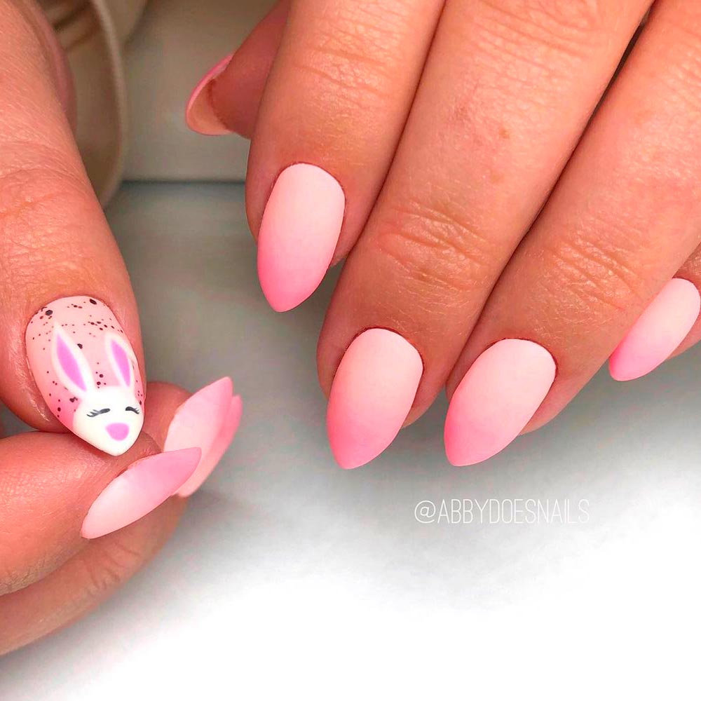 Rabbit Easter Nail Art ideas
