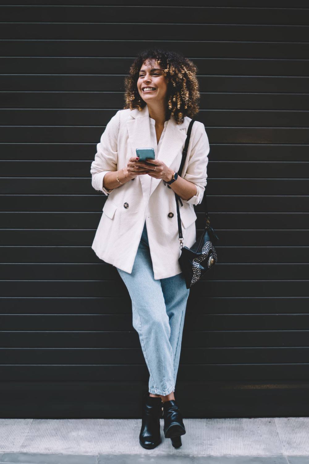 Work Outfits with Boyfriend Jeans