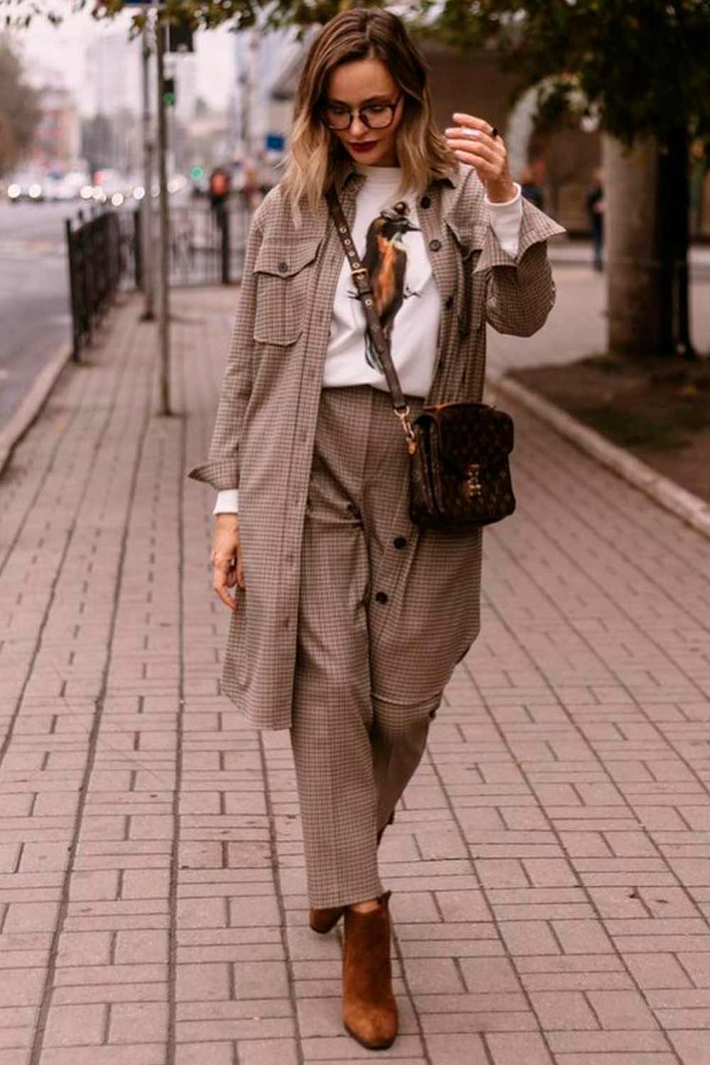 Printed Cropped Trousers Outfits