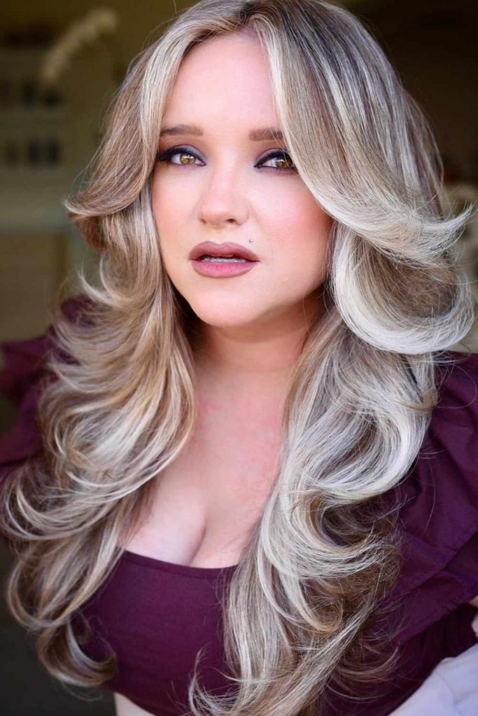 Balayage Hair With Voluminous Front Layers