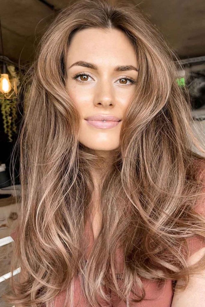 Brown Layered Hair