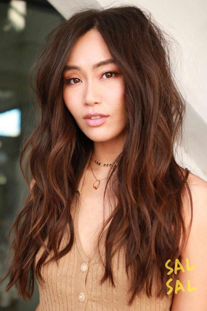 Long Layered Brown Hair