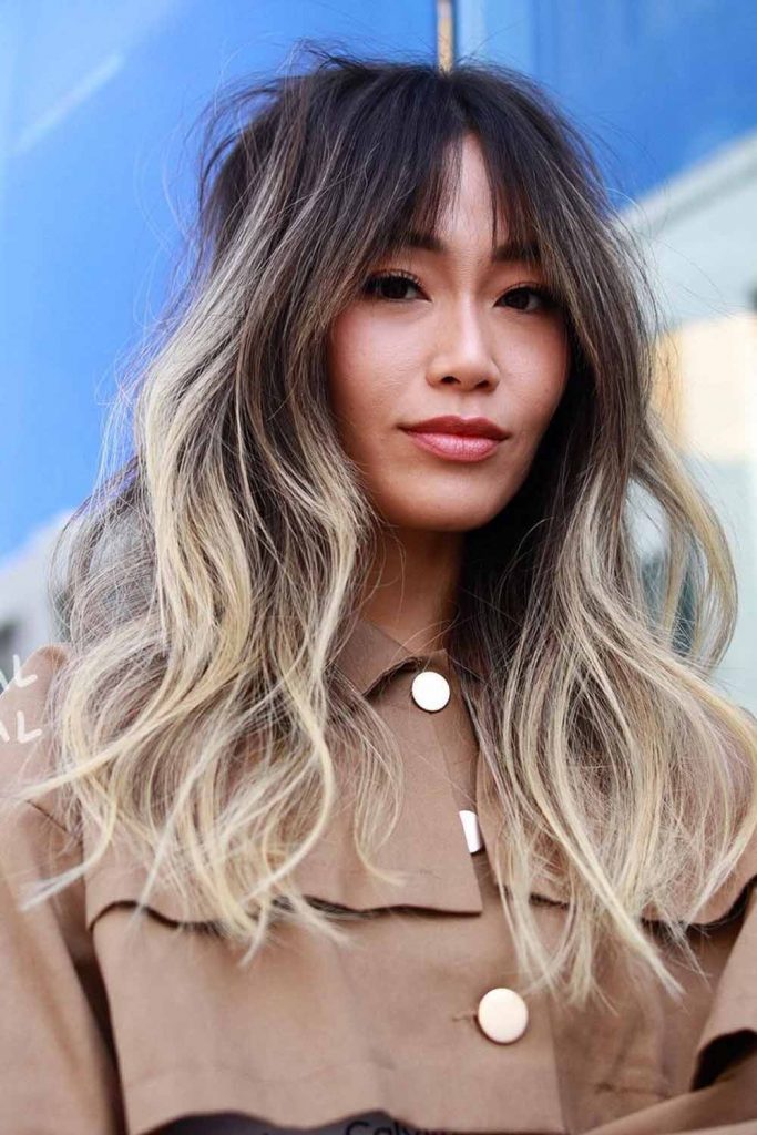 Long Shaggy Hair With Highlights
