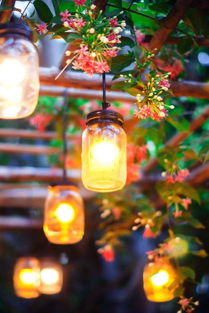 Candle Jar Decoration Idea