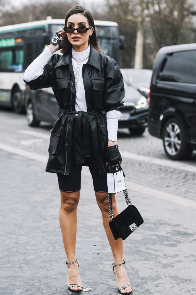 With Bike Shorts