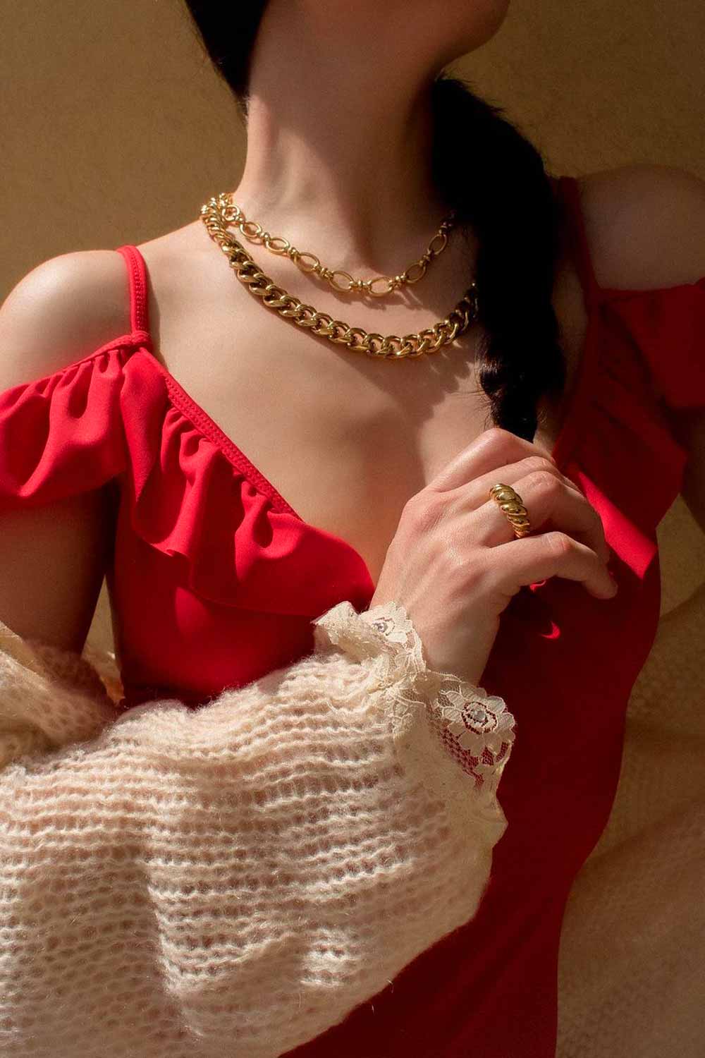 Valentines Day Outfits with Bright Accents