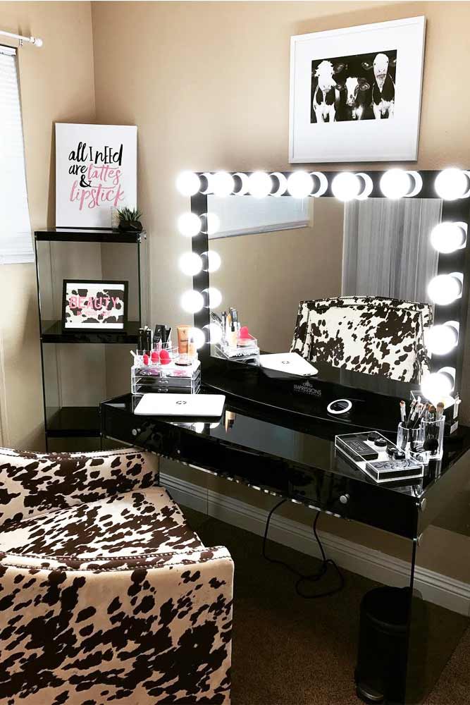Designs of Makeup Vanity Mirror with Lights picture 4
