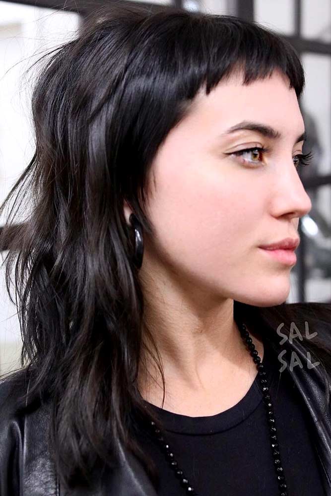 Short Bangs in Medium Hair Styles picture 1