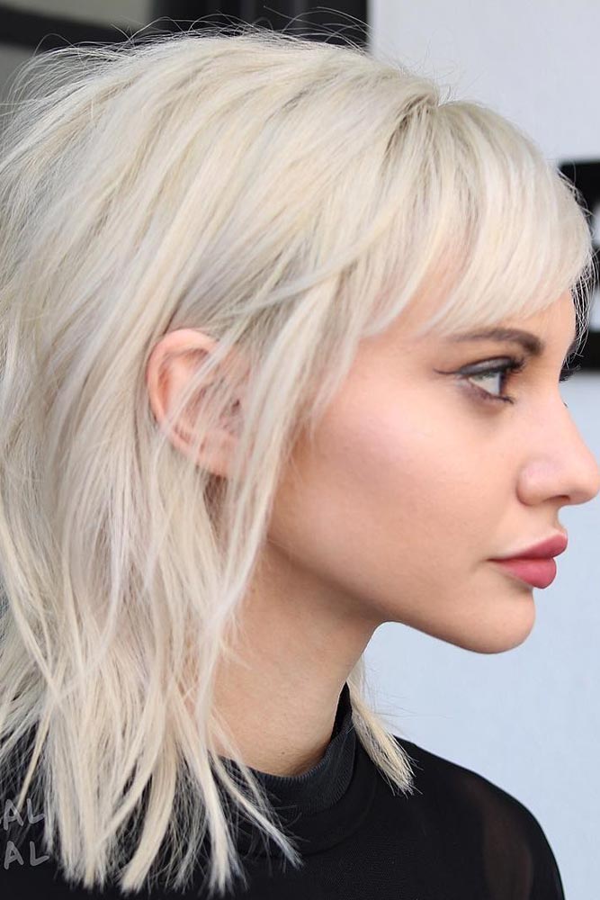 Short Bangs in Medium Hair Styles picture 3