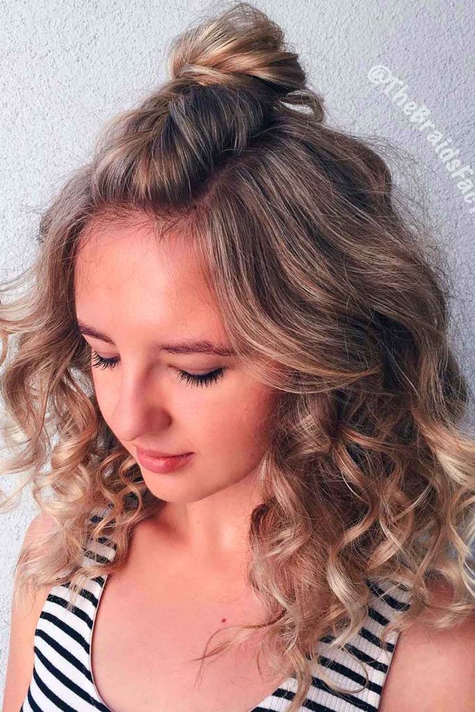 Medium-Length Hairstyles For Curly, Thick Hair