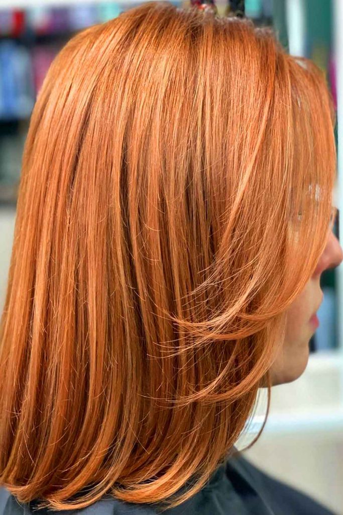 Flipped Ends On A Medium-Length Hairstyles