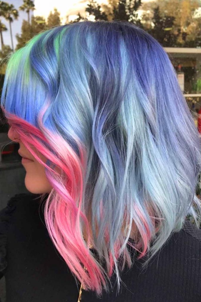 Graded Medium-Length Hairstyles