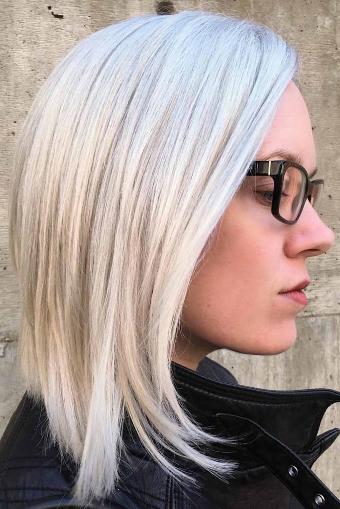 Ice Blonde Straight Bob