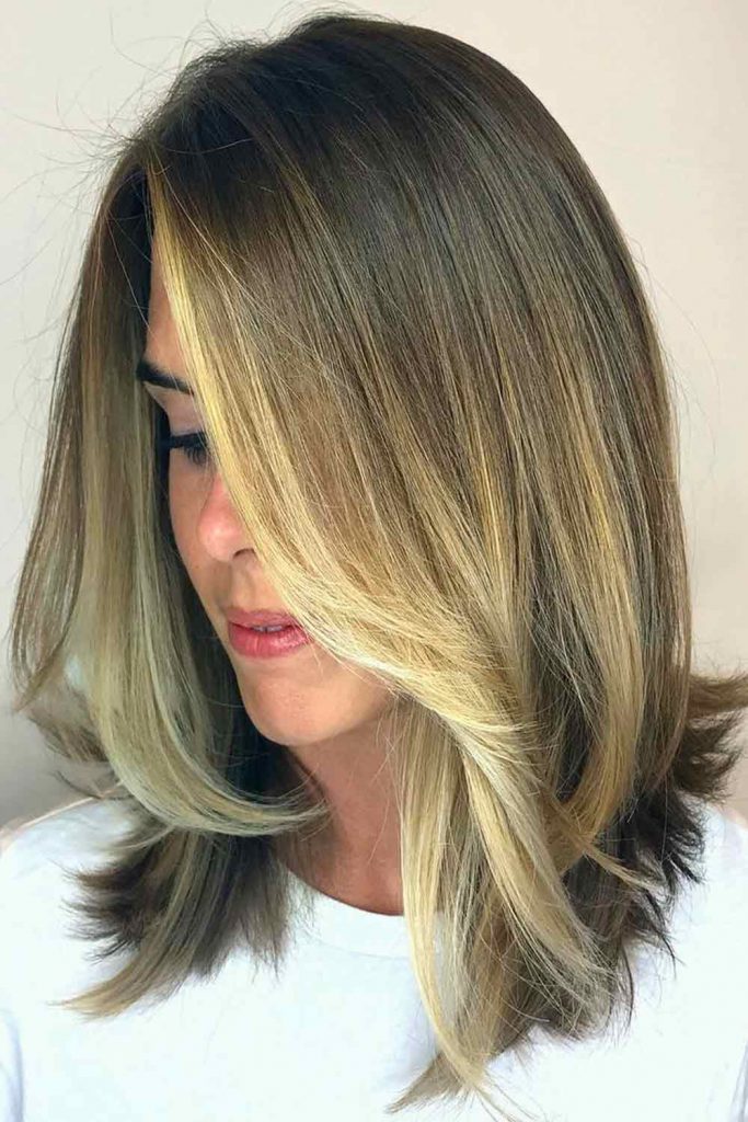 Medium-Length Style With Layered Edges