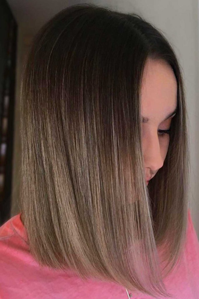 Medium-Length Style With Layered Edges