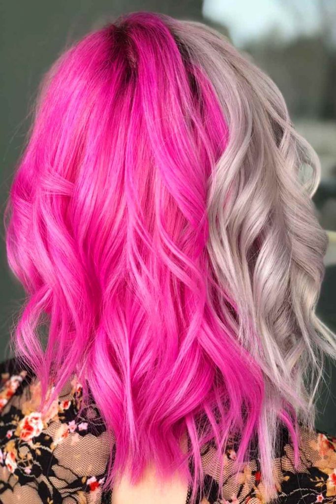 Two-Toned Medium-Length Hairstyles