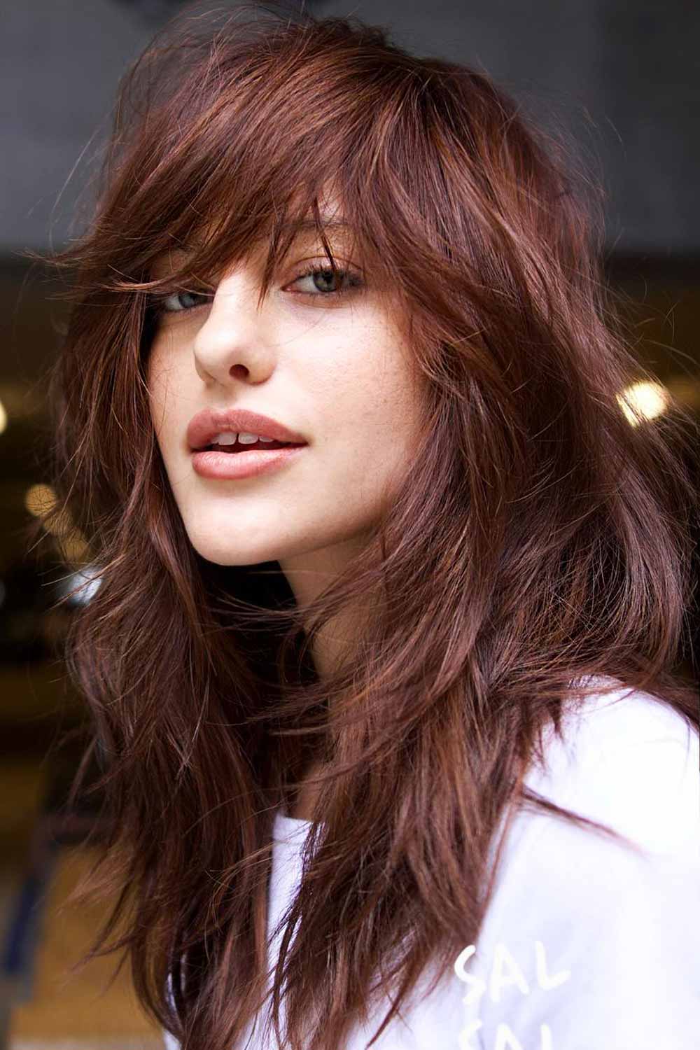 Retro Shaggy Hairstyles #mediumhaircut #layeredhaircut