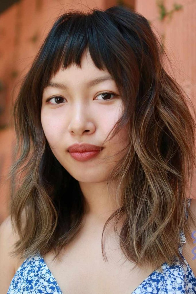 Layered Haircut with Highlights