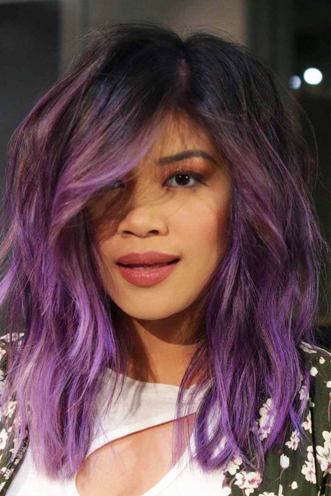 Medium Length Hairstyles With Side Bang