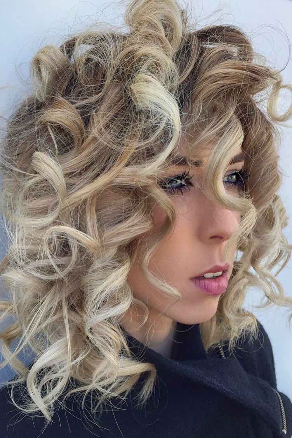 Curly Shaggy Haircut