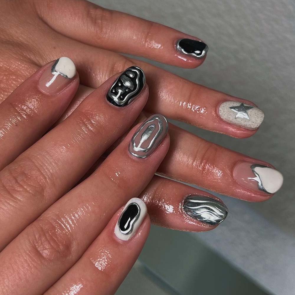 Short Round Nails