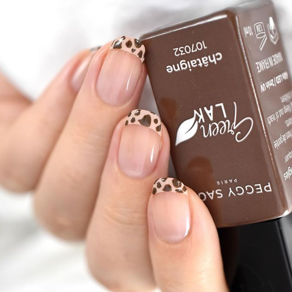 Autumn French Tip Nails