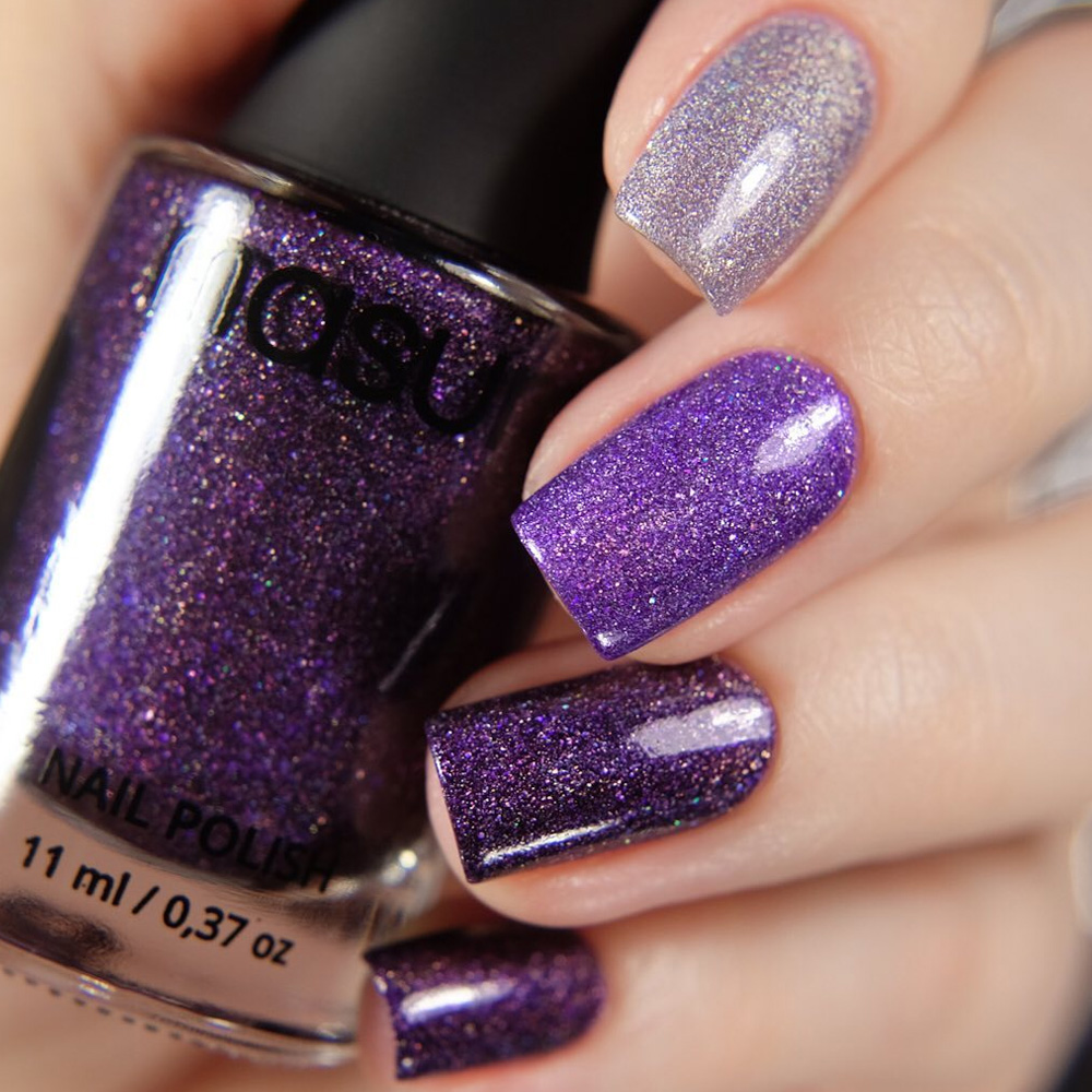Purple Ombre Nails