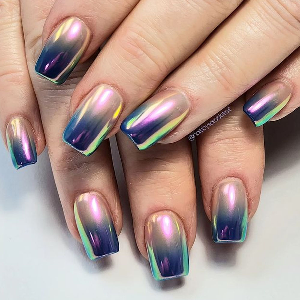 Chrome Ombre Nails