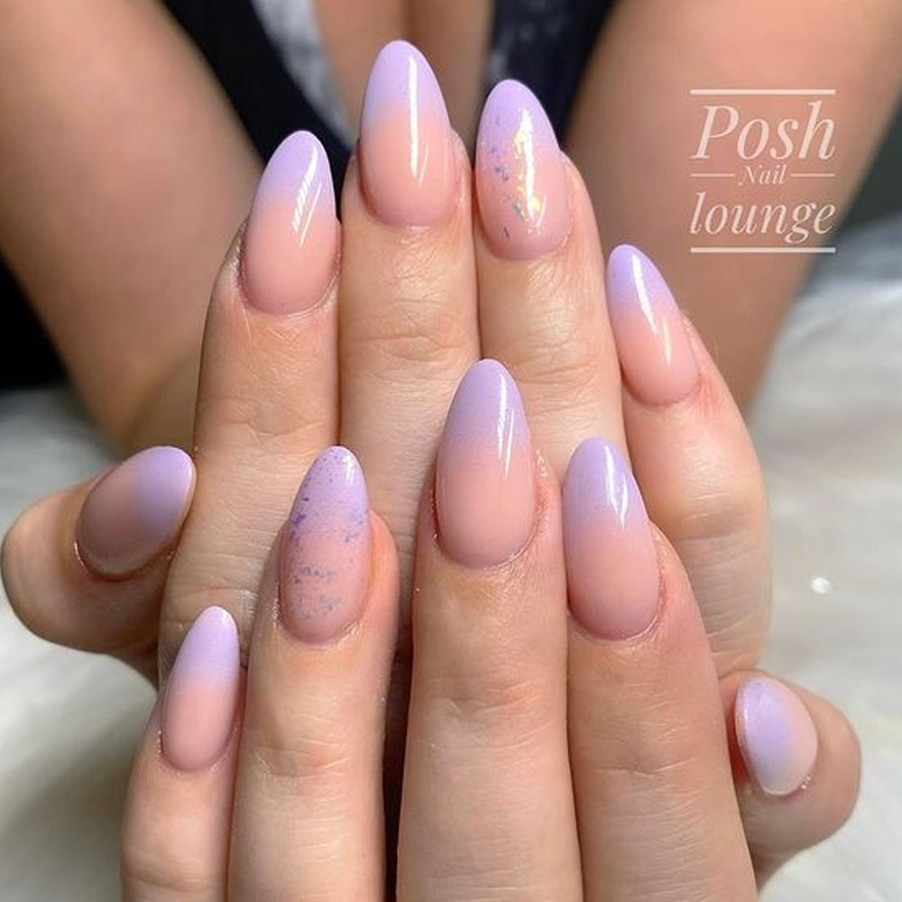 Lavender Ombre Nails