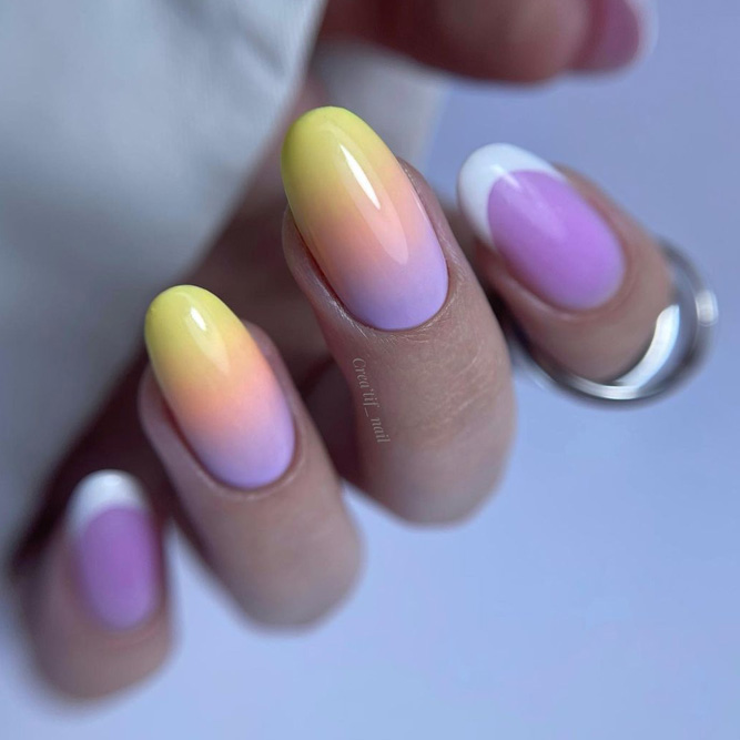 Ombre French Nails