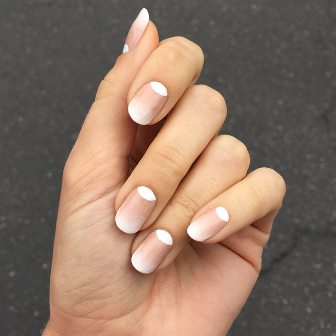 Nude Ombre Nails