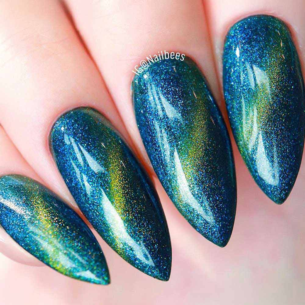 Galaxy Nails Ideas For Winter