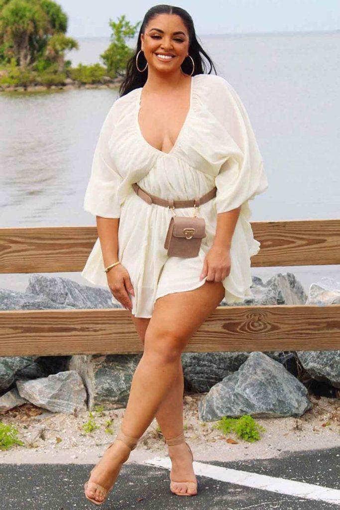 White Summer Dress Outfit #summerdress #whitedress