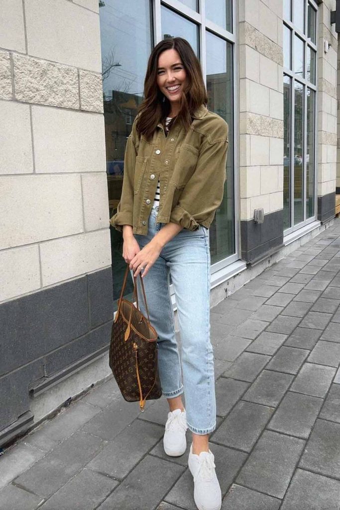 Cropped Denim Jacket Look