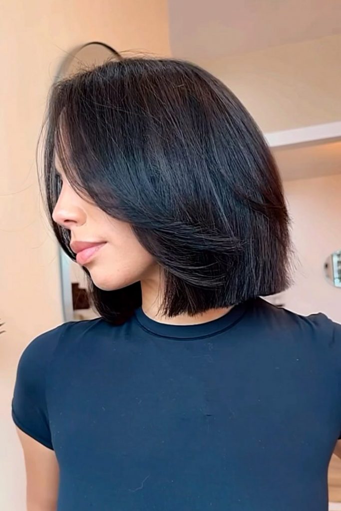 Feathered Bang Bob