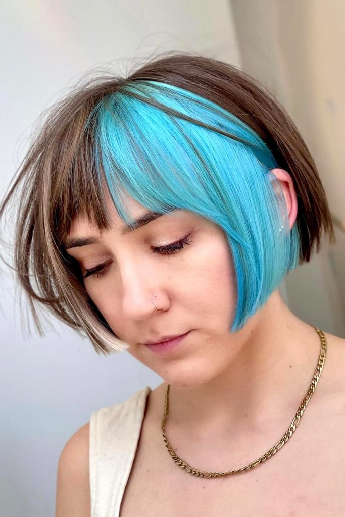 Bold Hair Blocking Short Cut